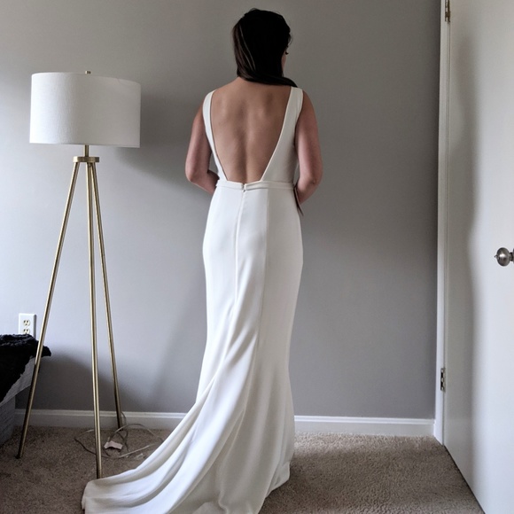 BHLDN Arley Ivory Dress - Brand New w/ Veil - Picture 4 of 8